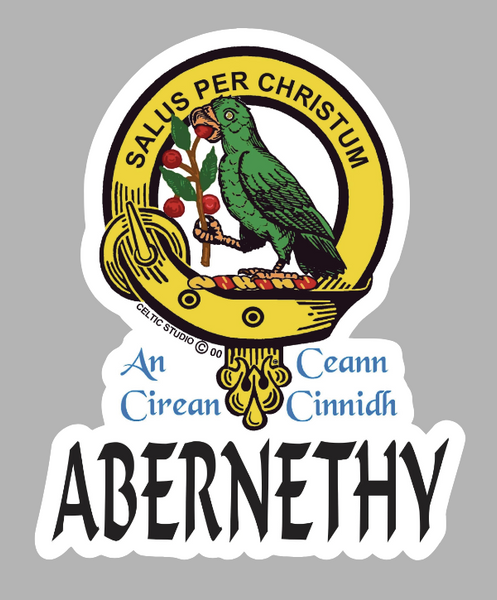 Abernethy Clan Crest Decal | Custom Scottish Heritage Car & Laptop Stickers