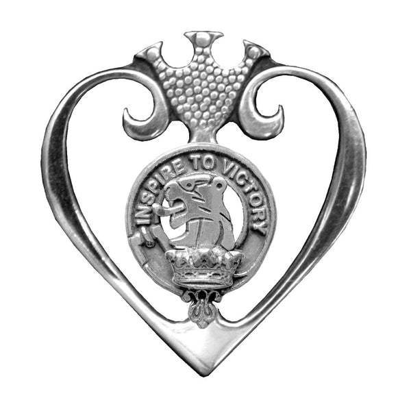 Currie Clan Crest Luckenbooth Brooch or Pendant