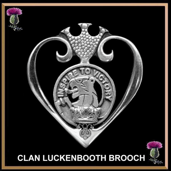 Currie Clan Crest Luckenbooth Brooch or Pendant