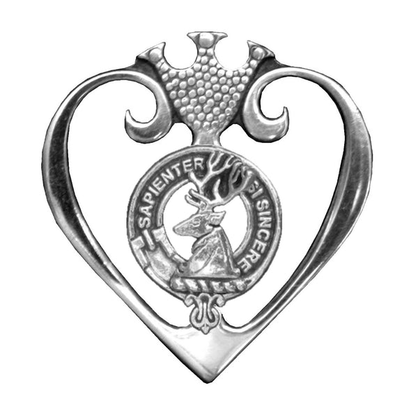Davidson Clan Crest Luckenbooth Brooch or Pendant