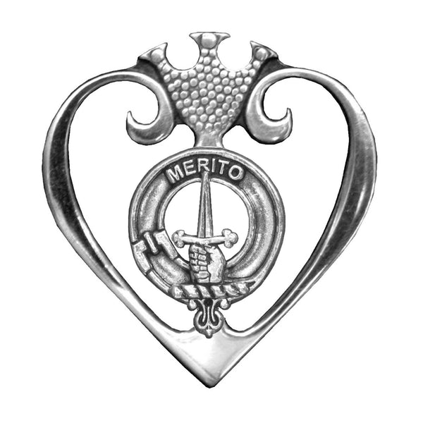 Dunlop Clan Crest Luckenbooth Brooch or Pendant