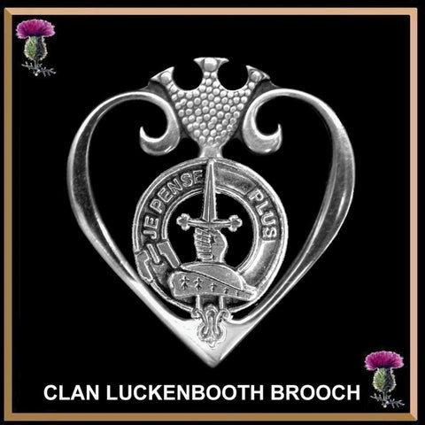Erskine Clan Crest Luckenbooth Brooch or Pendant