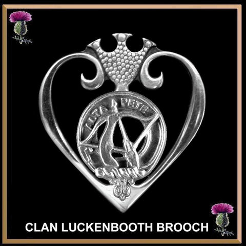 Fletcher Clan Crest Luckenbooth Brooch or Pendant