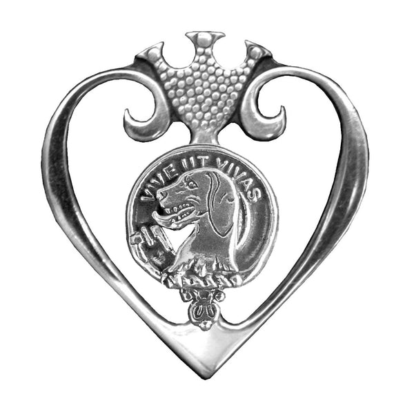 Hall Clan Crest Luckenbooth Brooch or Pendant