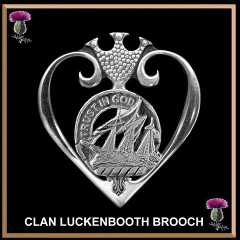Harkness Clan Crest Luckenbooth Brooch or Pendant
