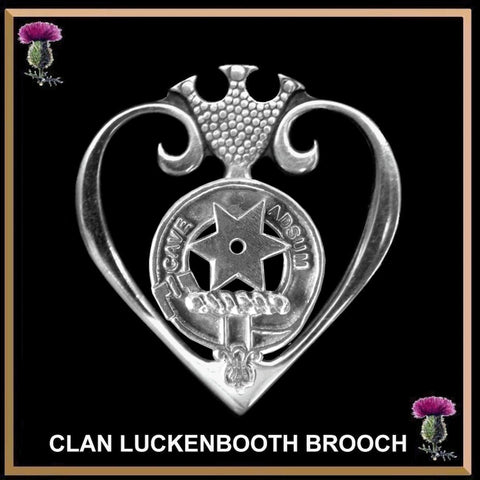 Jardine Clan Crest Luckenbooth Brooch or Pendant