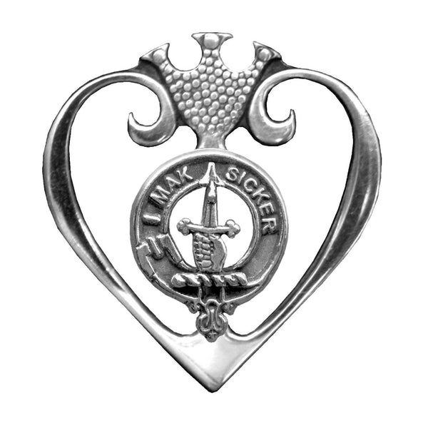 Kirkpatrick Clan Crest Luckenbooth Brooch or Pendant