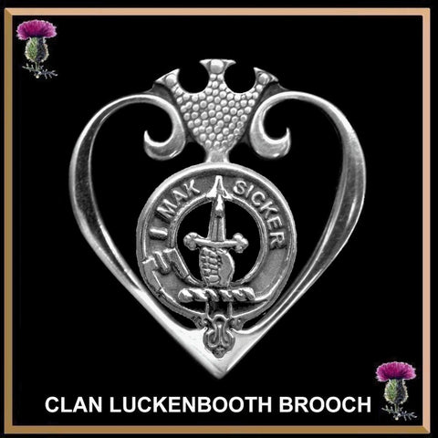 Kirkpatrick Clan Crest Luckenbooth Brooch or Pendant