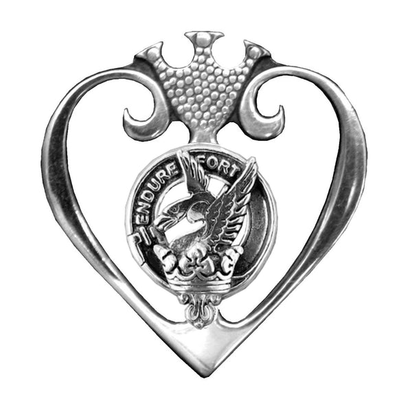 Lindsay Clan Crest Luckenbooth Brooch or Pendant