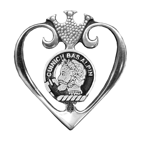MacAlpine Clan Crest Luckenbooth Brooch or Pendant