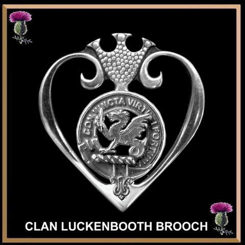 MacBeth Clan Crest Luckenbooth Brooch or Pendant