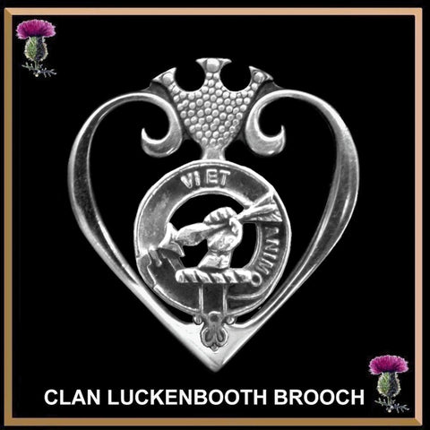 MacCulloch Clan Crest Luckenbooth Brooch or Pendant