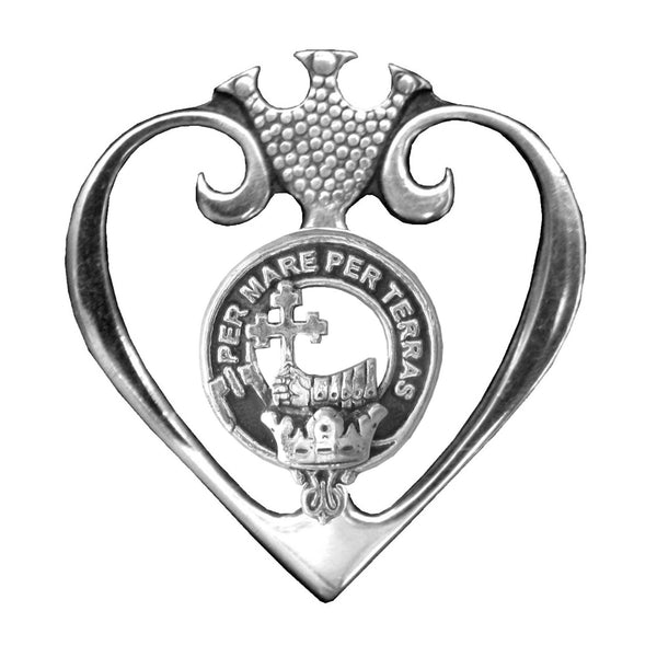 MacDonald Isles Clan Crest Luckenbooth Brooch or Pendant