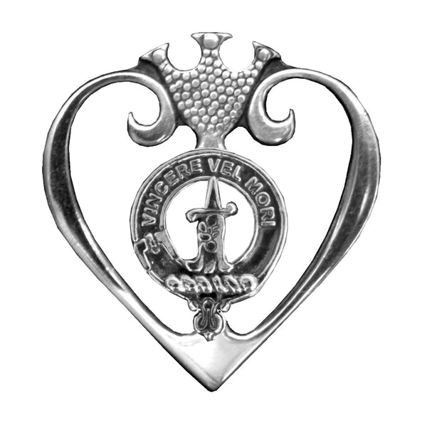 MacDowall Clan Crest Luckenbooth Brooch or Pendant