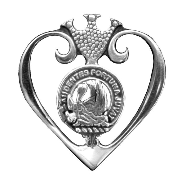 MacKinnon Clan Crest Luckenbooth Brooch or Pendant