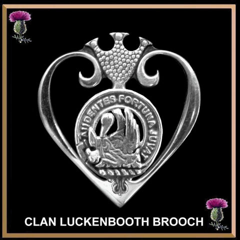 MacKinnon Clan Crest Luckenbooth Brooch or Pendant