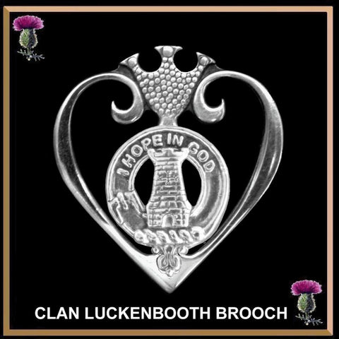 MacNaughton Clan Crest Luckenbooth Brooch or Pendant