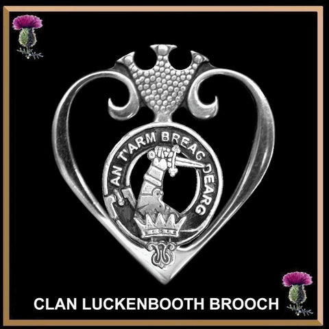 MacQuarrie Clan Crest Luckenbooth Brooch or Pendant