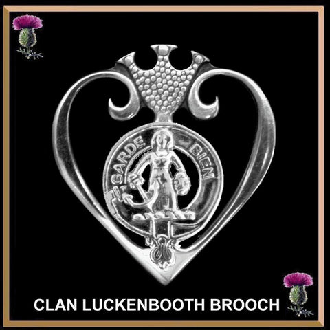 Montgomery Clan Crest Luckenbooth Brooch or Pendant