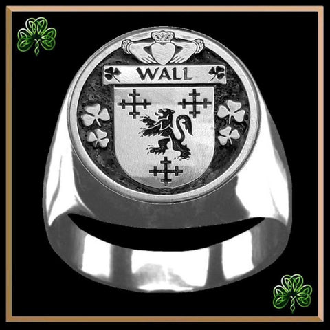 Wall Irish Coat of Arms Gents Ring IC100