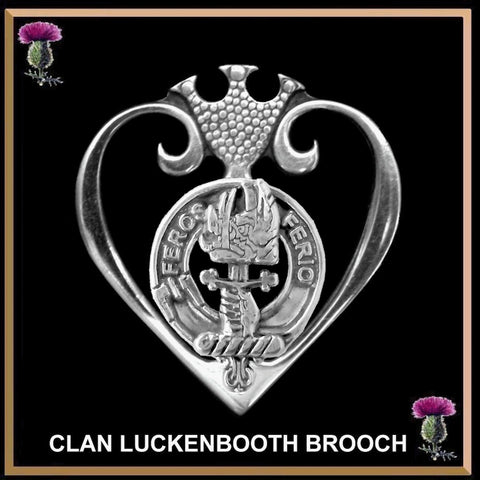 Chisholm Clan Crest Luckenbooth Brooch or Pendant
