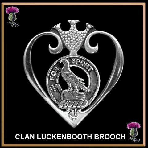 Clelland Clan Crest Luckenbooth Brooch or Pendant