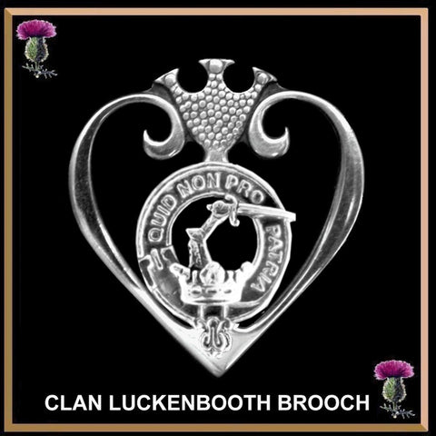 Dewar Clan Crest Luckenbooth Brooch or Pendant