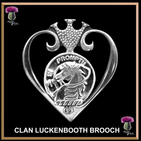 Dunbar Clan Crest Luckenbooth Brooch or Pendant