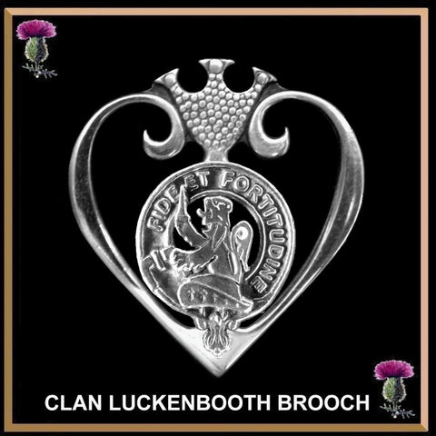 Farquharson Clan Crest Luckenbooth Brooch or Pendant