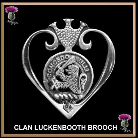 Little Clan Crest Luckenbooth Brooch or Pendant
