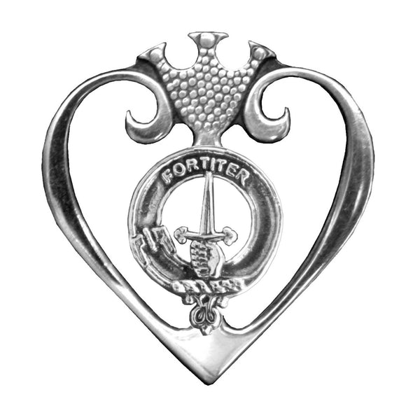 MacAlister Clan Crest Luckenbooth Brooch or Pendant