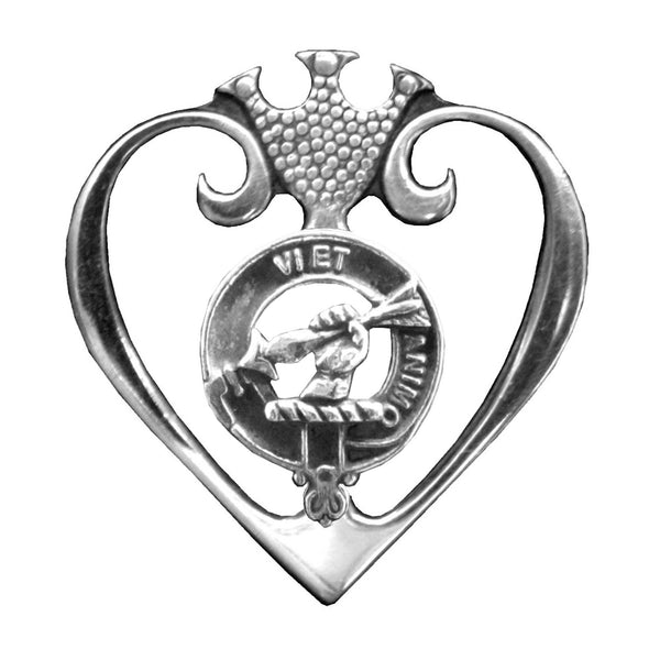 MacCulloch Clan Crest Luckenbooth Brooch or Pendant