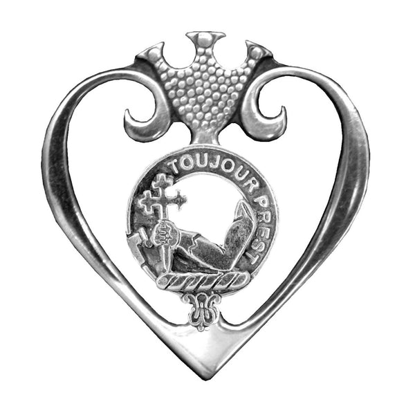 MacDonald Dunnyveg Clan Crest Luckenbooth Brooch or Pendant
