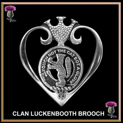 MacIntosh Clan Crest Luckenbooth Brooch or Pendant