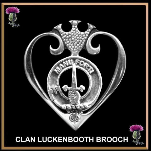 MacKay Clan Crest Luckenbooth Brooch or Pendant