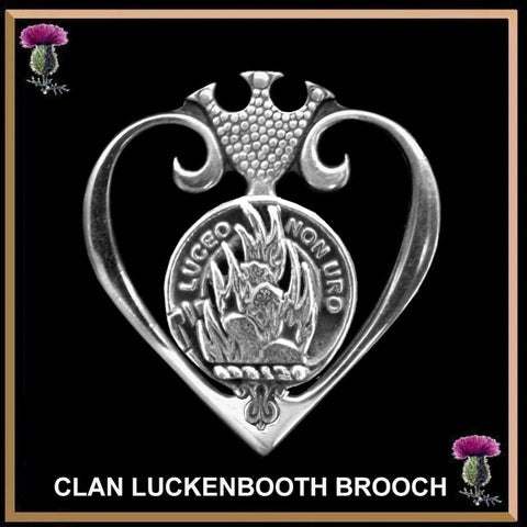 MacKenzie Clan Crest Luckenbooth Brooch or Pendant