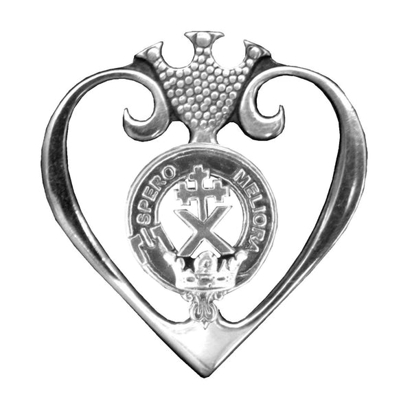 Moffat Clan Crest Luckenbooth Brooch or Pendant