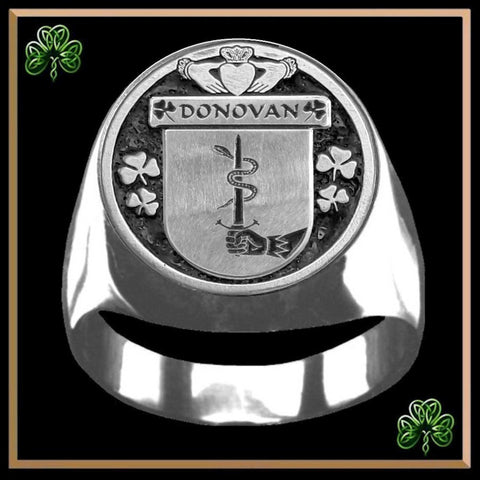 Donovan Irish Coat of Arms Gents Ring IC100