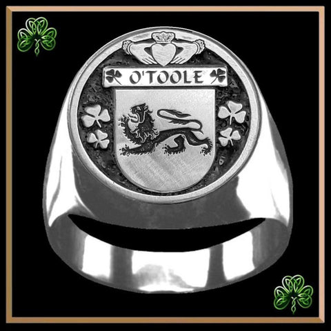 O'Toole Irish Coat of Arms Gents Ring IC100