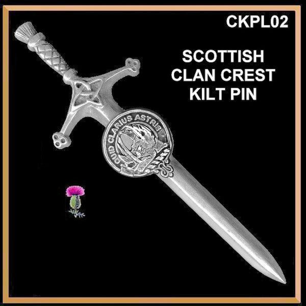 Baillie Clan Crest Kilt Pin, Scottish Pin ~ CKP02 - Celtic Studio
