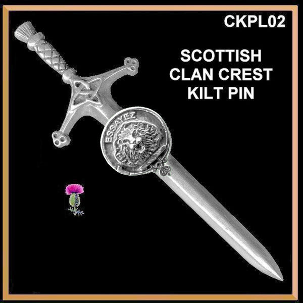 Dundas Clan Crest Kilt Pin, Scottish Pin ~ CKP02 - Celtic Studio