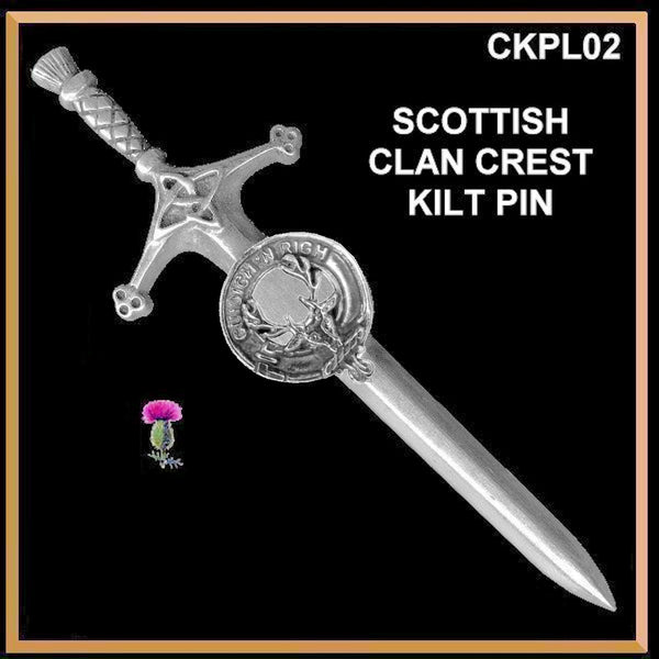 MacKenzie (Seaforth) Clan Crest Kilt Pin, Scottish Pin ~ CKP02