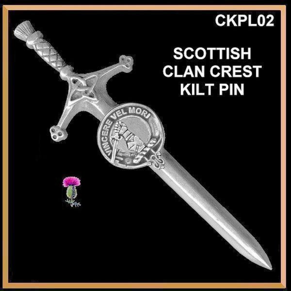 MacNeill (Gigha & Colonsay) Clan Crest Kilt Pin, Scottish Pin ~ CKP02