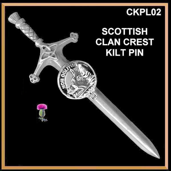MacTavish Clan Crest Kilt Pin, Scottish Pin ~ CKP02