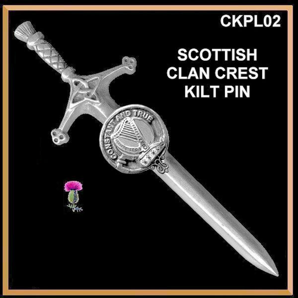 Rose Clan Crest Kilt Pin, Scottish Pin ~ CKP02