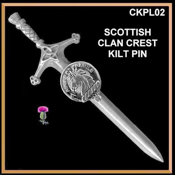 Tait Clan Crest Kilt Pin, Scottish Pin ~ CKP02