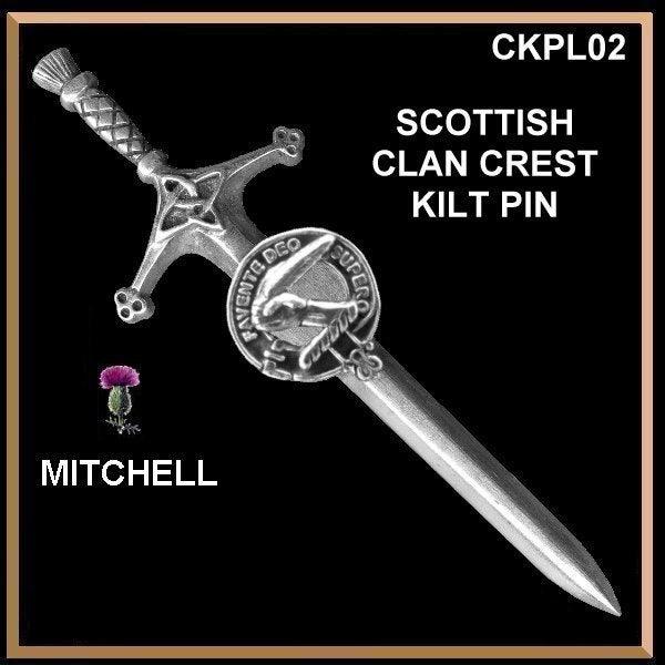 Mitchell Clan Crest Kilt Pin, Scottish Pin ~ CKP02