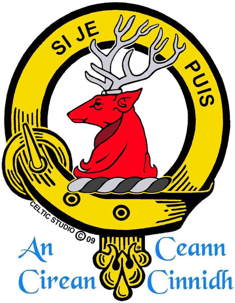 Colquhoun Clan Crest Badge Skye Decanter