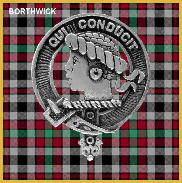 Borthwick Clan Crest Badge Skye Decanter