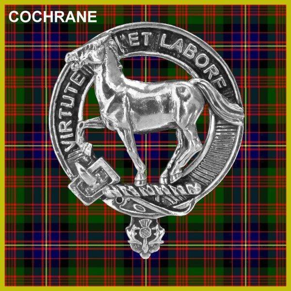 Cochrane Clan Crest Badge Skye Decanter